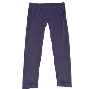 White Mark Purple Plus Size Seamless Leggings Style PS208